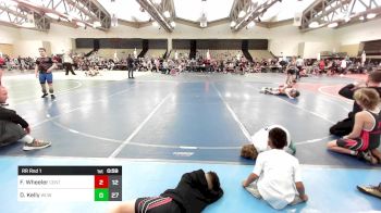 77 lbs Rr Rnd 1 - Finnegan Wheeler, Centurion Wrestling vs Declan Kelly, Wrecking Crew Wrestling Academy