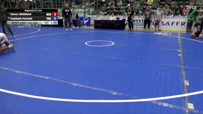 144 lbs Champ. Rd Of 16 - Isaac Beirman, Moen vs Karson Pulver, Young Guns Wrestling Club