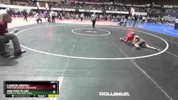 56 lbs Quarterfinal - Landon Gentili, Poquoson Athletic Association vs Dreyden Pluim, Guerrilla Wrestling (GWA)