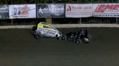 Cameron Paul And Brody McLaughlin Crash Into The Fence At Port City
