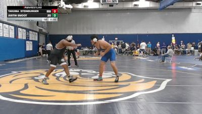 285 lbs Consi Of 8 #1 - Takuma Steinburger, Maine Maritime Academy vs Justin Smoot, Johnson & Wales