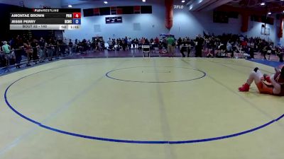 140 lbs Round 2 - Jesse Perry, Bath County Wrestling Club vs Amontae Brown, Prince William Wrestling Club