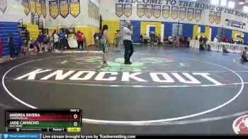 135 lbs Cons. Round 3 - Andrea Rivera, Tohopekaliga vs Jade Camacho, Oak Ridge