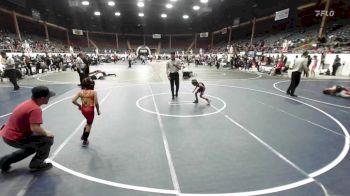 54 lbs Consi Of 8 #2 - Hayes Ortiz, Juggernaut WC vs Diego Sandoval, Espanola Jr WC