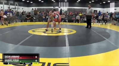 209 lbs Semis & 1st Wrestleback (8 Team) - Tatum Adriano, Death Squad Wrest (IN) vs Xander Horak, CP Wrestling Academy