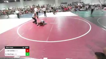 57 lbs Semifinal - Joseph Cervantes, Dethrone vs Dragon Martinez, Lockjaw Wc