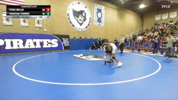 120 lbs Champ. Round 1 - Titus Willis, Independence vs Cristian Torres, Madera South