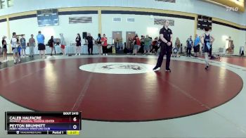 120 lbs 5th Place Match - Caleb Halfacre, Midwest Regional Training Center vs Peyton Brummitt, Perry Meridian Wrestling Club