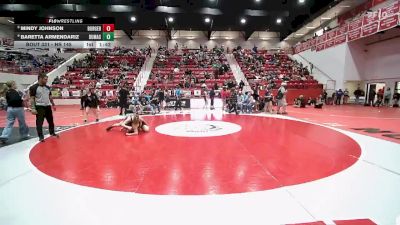 HS 145 lbs Champ. Round 2 - Baretta Armendariz, Dumas vs Mindy Johnson, Borger