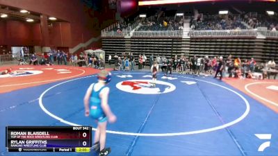 62 lbs Semifinal - Roman Blaisdell, Top Of The Rock Wrestling Club vs Rylan Griffiths, Rawlins Wrestling Club