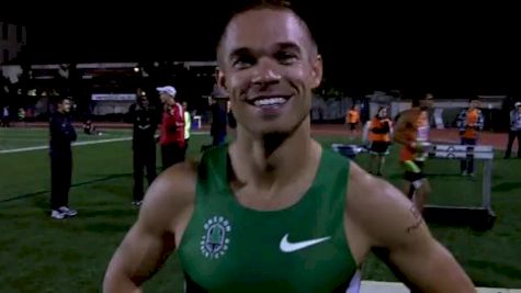 Nick Symmonds talks possible double at Trials after PR in 1500 at USATF Oxy HP 2012