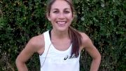 Sara Hall after steeple at USATF Oxy HP 2012