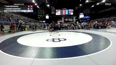 132 lbs Cons. Rd Of 32 - Liam Wechsler, IN vs Andrew Monteith, WA