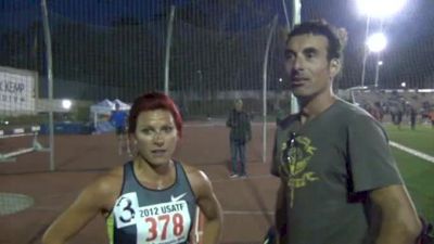 Anna Pierce zoned out in 1500 at 2012 USATF Oxy HP