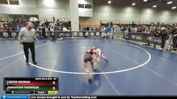 67 lbs Semifinal - Carter Noonan, IL vs Johnathan Thompson, IA