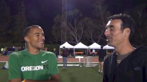 Jordan MacNamara after 1500 PR at 2012 USATF Oxy HP