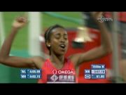 Fastest 1500m since 2012 by Genzebe Dibaba 3:57.77 - Shanghai Diamond League