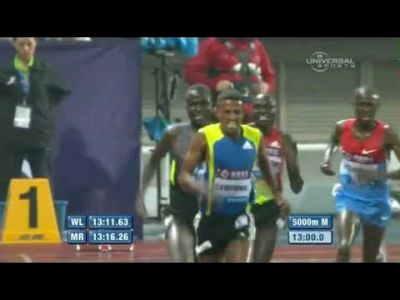 Kenenisa Bekele finishes 5th, Hagos Gebrhiwet wins 5000m - Shanghai Diamond League 2012