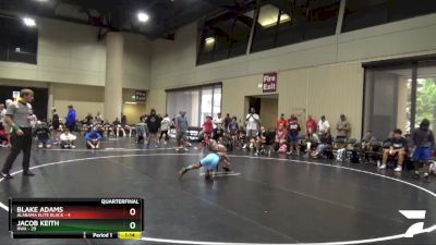 80 lbs Quarters & Wb (16 Team) - Blake Adams, Alabama Elite Black vs Jacob Keith, RWA