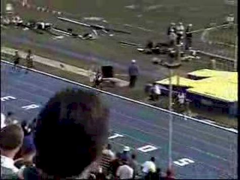 Obea Moore at the State meet 1995 4x400 45.5 split