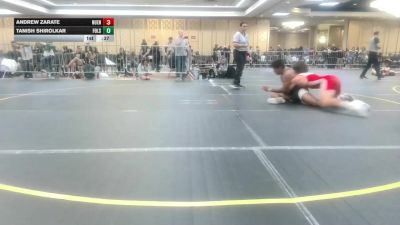 175 lbs Consi Of 64 #2 - Andrew Zarate, Hueneme HS vs Tanish Shirolkar, Folsom Wr Ac