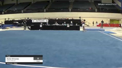 Dylan Briones - Floor, Aspire Kids AZ - 2021 USA Gymnastics Development Program National Championships
