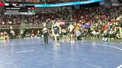 1A-165 lbs Cons. Round 4 - Alex Tiedemann, Northwood-Kensett vs Hunter Sauer, Alburnett