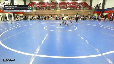 132 lbs 3rd Place - Jaiden Warren, Tulsa Union vs Landon Lee, Tulsa Union