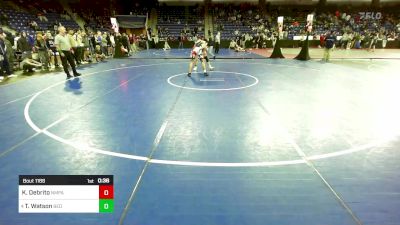 165 lbs Round Of 64 - Kaio Debrito, North Middlesex vs Tucker Watson, Bedford