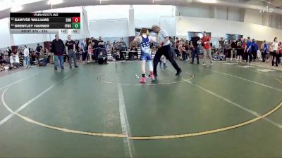 105 lbs Cons. Semi - Brentley Harner, Freak Factory Wrestling Club vs Sawyer Williams, 84 Athletes