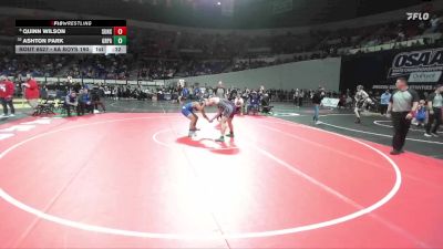 6A Boys 190 lbs Cons. Round 5 - Ashton Park, Grants Pass Boys vs Quinn Wilson, Sunset Boys