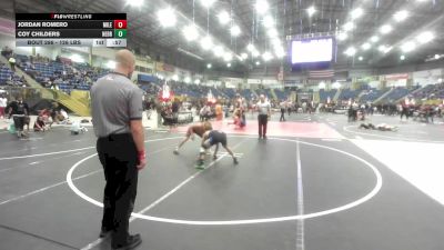 126 lbs Final - Jordan Romero, Mile High WC vs Coy Childers, Nebraska Elite