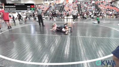 70 lbs Rr Rnd 1 - Cole Schiltz, Verdigris Youth Wrestling vs River Minton, Runestone