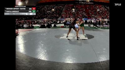 G 165 lbs Cons. Round 1 - Kayla Angulo, Burley vs Nevaeh Spivey- Hayes, Idaho Falls