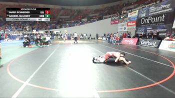 5A Boys 150 lbs Cons. Round 1 - Gabriel Maloney, Summit Boys vs Jared Schneider, Centennial Boys