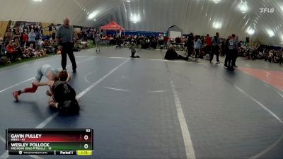 92 lbs Round 5 (6 Team) - Gavin Pulley, WEG3 vs Wesley Pollock, Michigan Gold Pitbulls