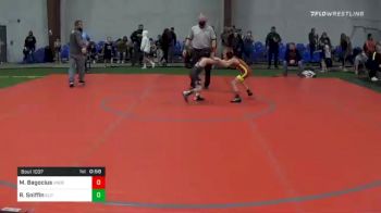 50 lbs Prelims - Matthew Bagocius, Underground vs Rocco Sniffin, Elite