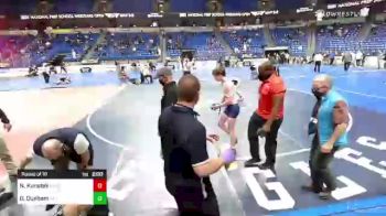 132 lbs Round Of 16 - Nicholas Kunstek, NJ/NY vs Dyson Dunham, Virginia