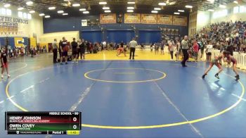 80 lbs Round 1 - Henry Johnson, Black Flag Wrestling Academy vs Owen Covey, Claw Wrestling