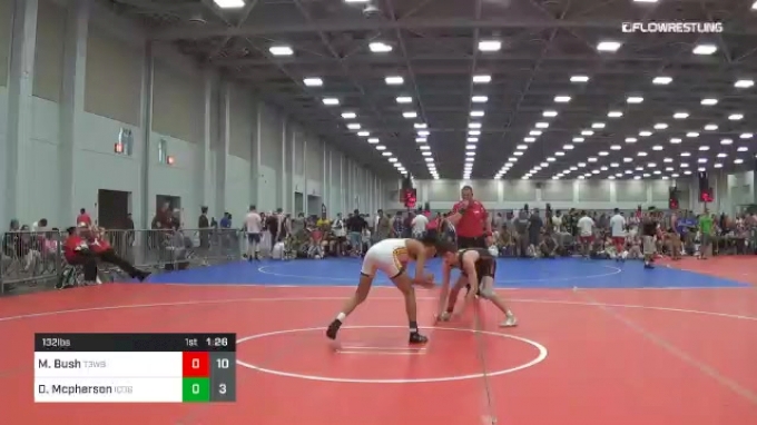 132 lbs Rr Rnd 3 - Marek Bush, T3 Wrestling Black vs Danny Mcpherson