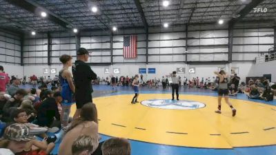 80 lbs Round 2 (6 Team) - Wolfie Strobl, DARKHORSE vs Logan Littman, GREAT NECK WRESTLING CLUB GREEN