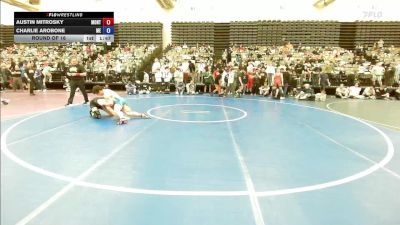 149-A lbs Round Of 16 - Austin Mitrosky, MontCo Wrestling Club vs Charlie Arobone, Me