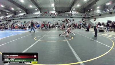 60 lbs Semifinal - Cord Stewart, Nixa Youth Wrestling-AAA  vs Nash Joint, Richmond Youth Wrestling Club-AA