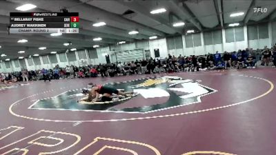 135 lbs Champ. Round 3 - Audrey Wakkinen, Severance vs BellaRay Fiske, Castle View