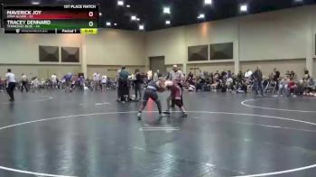 125 lbs Finals (2 Team) - Maverick Joy, Iowa Silver vs Tracey Dennard, Tennessee Blue