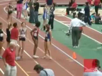 2007 New Blnce Games high school girl's mile Video.