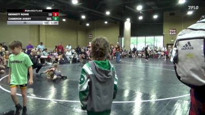 45 lbs Round 3 (6 Team) - Bennett Rowe, Tasmanian Devils vs Cameron Avery, Rabbit WC