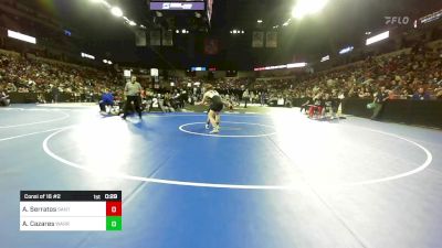 115 lbs Consi Of 16 #2 - Anabelle Serratos, Santa Ana vs Ariele Cazares, Warren