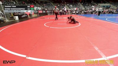 64 lbs Consi Of 16 #1 - Kassidy Tran, Reign WC vs Rivers Tahdooahnippah, Elgin Wrestling