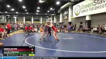 148 lbs Round 3 (6 Team) - Ellyse Lorenson, Missouri Gold vs Haidyn Snyder, Grand View